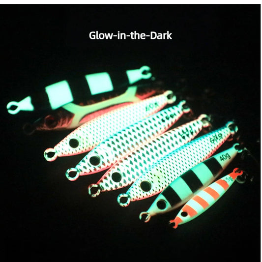 Slow Pitch Jig Lure for Sea Fishing – UV Reflective "Chubby" Metal Vibration Bait with Spinner Blade & Single Hook, Multiple Weights (0.5oz–3.5oz) for Mackerel, Tuna, Spanish Mackerel, Barracuda