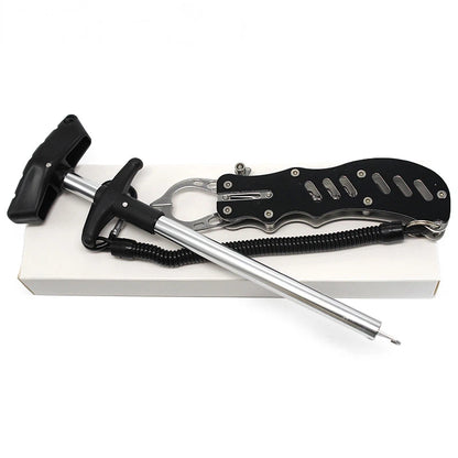 Angelwerkzeug-Set – Robuster Hakenentferner, Fischgreifer mit Nadelspitze und kompakte Zange für Barsch-, Salzwasser- und Kunstköderangler 