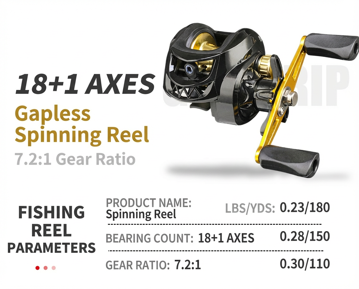 Carbon Fiber Telescopic Fishing Rod & Reel Combo Kit - Black Gold Mini Portable Travel Fishing Pole, 13.4" Collapsed, Freshwater/Saltwater w/ Accessories, Spining Reel/Baitcasting Reel