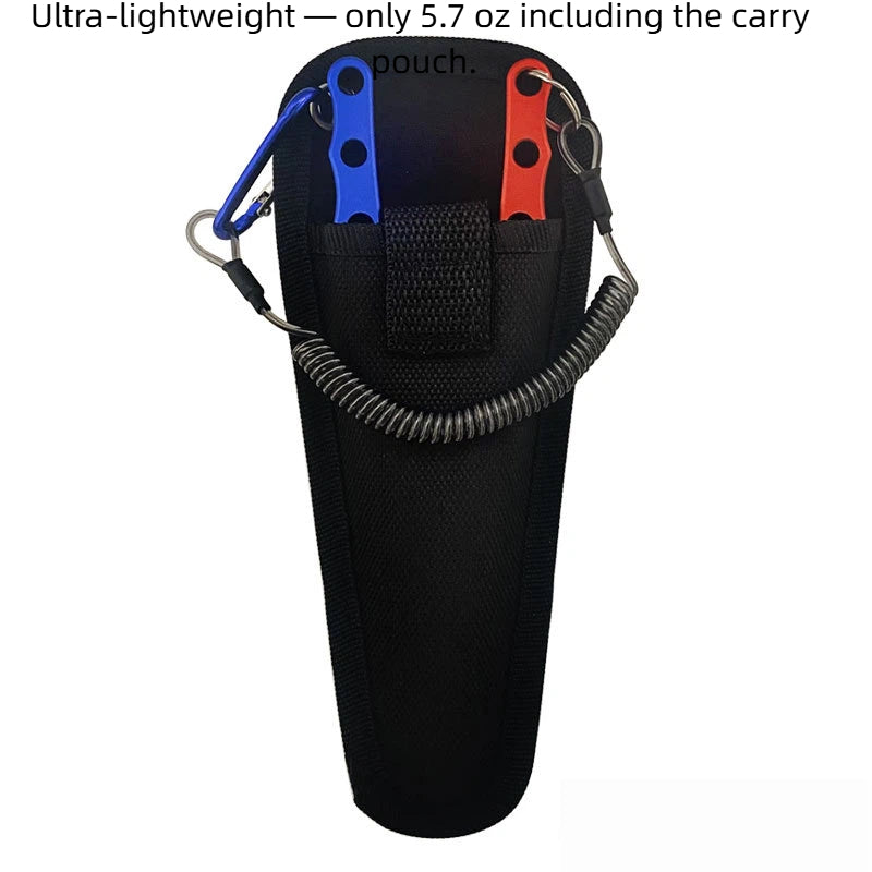 Aluminum Alloy Multi-Color Fishing Pliers Set – 3-in-1 Hook Remover, Line Cutter & Fish Lip Gripper with Lanyard and Carry Pouch for Saltwater, Lure & Bass Anglers