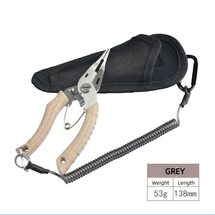 Mini-Köderzange für Finesse-Angeln – Japanischer Mikro-Hakenlöser und Sprengringöffner, ultrakompakte Angelzange für Angler mit leichten Kunstködern