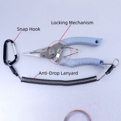 Mini-Köderzange für Finesse-Angeln – Japanischer Mikro-Hakenlöser und Sprengringöffner, ultrakompakte Angelzange für Angler mit leichten Kunstködern