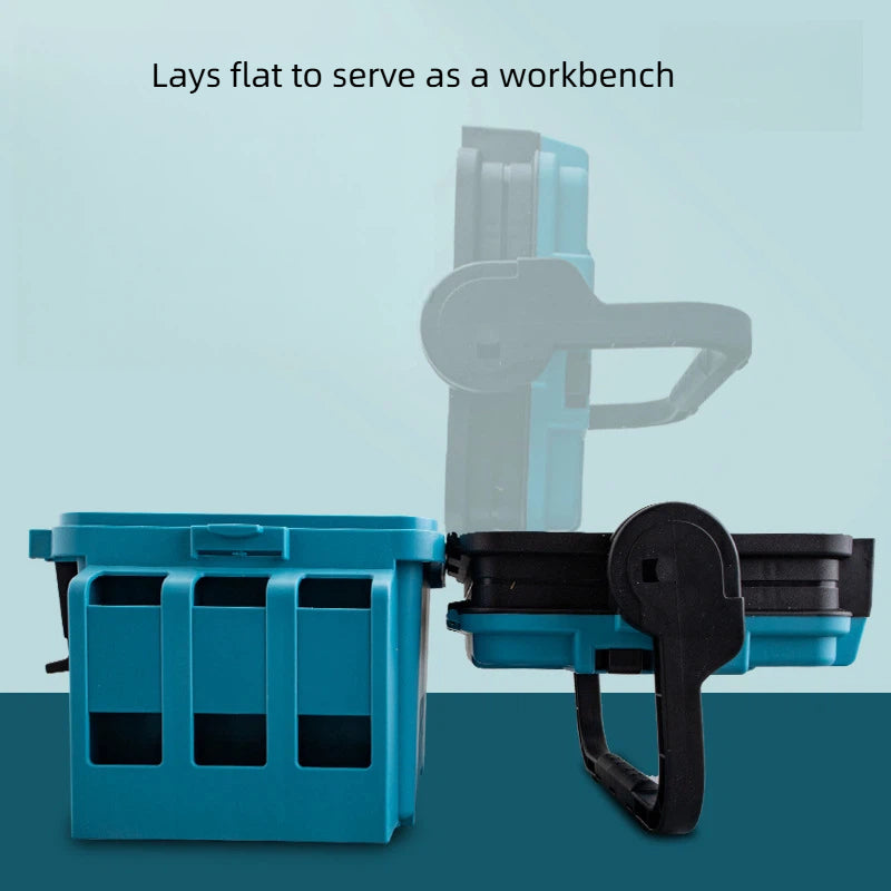 Multi-Functional Lure Tackle Box with Rod Holders & Seating – Heavy-Duty for Sea & Shore Fishing