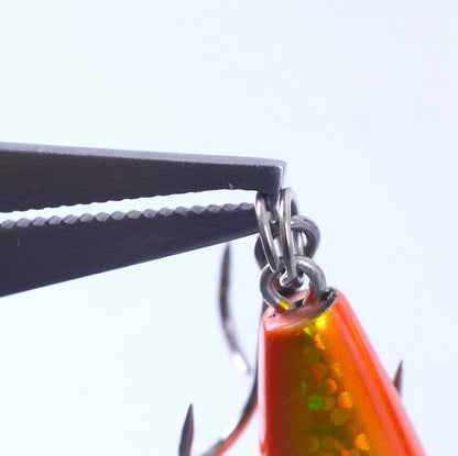 Mini-Köderzange für Finesse-Angeln – Japanischer Mikro-Hakenlöser und Sprengringöffner, ultrakompakte Angelzange für Angler mit leichten Kunstködern