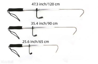 Teleskopierbarer Angelhaken aus Aluminium – Unverzichtbar für Boots- und Hochseeangeln 