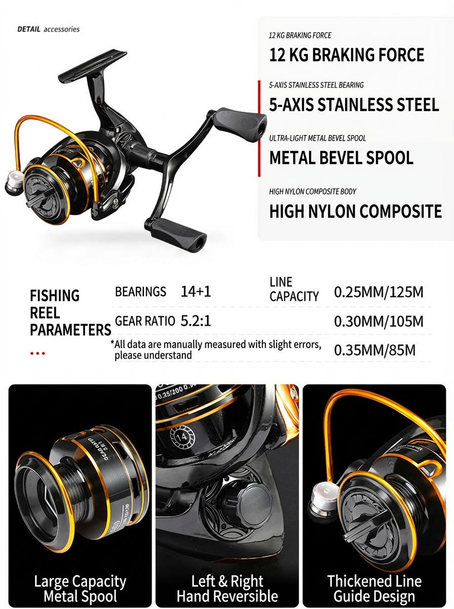 Carbon Fiber Telescopic Lure Fishing Rod and Spinning Reel Combo Set, Includes Fishing Rod, Reel, Lures, Hooks, and Fishing Line for Saltwater and Freshwater Fishing. Perfect for Beginner to Intermediate Anglers